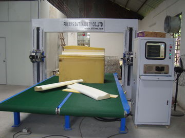 6KW نوار نقاله جدول های انعطاف پذیر پلی ¬ اورتان نوسان تیغه برش 1800KG ماشین