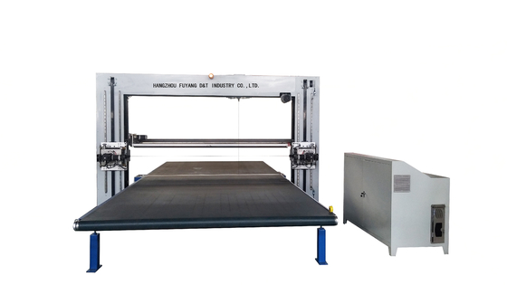 دستگاه برش اسفنجی افقی CNC فوم PU تیغه نوسانی اتوماتیک 6kw