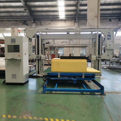 ماشین برش عمودی فوم CNC ماشین برش چرخش برای برش فوم انعطاف پذیر PU سرعت بالا برش کنتور با دقت بالا