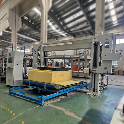 ماشین برش عمودی فوم CNC ماشین برش چرخش برای برش فوم انعطاف پذیر PU سرعت بالا برش کنتور با دقت بالا