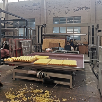 ماشین برش اسفنج افقی CNC برای فوم PU لاتکس فوم کامپوزیت باسوکت