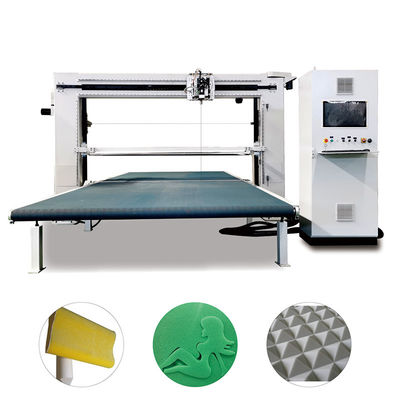 دستگاه برش فوم با تیغه نوسانی CNC دوگانه برای دقت و راندمان بالا در برش اشکال اسفنجی دو بعدی و سه بعدی با CE