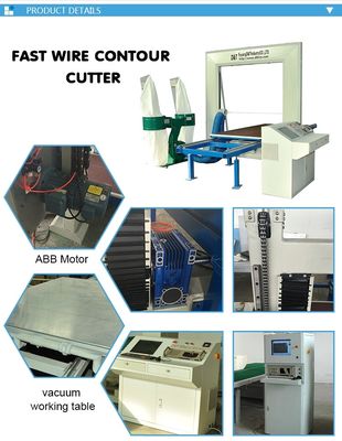 دستگاه برش فوم کامپیوتر PU دیجیتال CNC دیجیتال برای PU EPS صلب