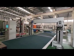 خودکار دو تیغه افقی و عمودی PU فوم اسفنج ماشین برش CNC