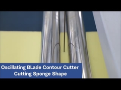 دو تیغه افقی PU فوم اسفنج CNC ماشین برش اتوماتیک