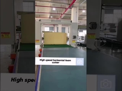 کیفیت خوب CNC اسفنج افقی سخت فوم برش ماشین اتوماتیک