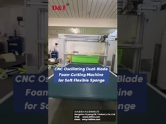 دو تیغه 2D شکل نوسان تیغه کنتور برش برای فوم بازتاب