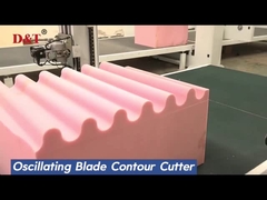 ماشین برش اسفنج اتوماتیک Cnc لاتکس اسفنج نوسان تیغه برش