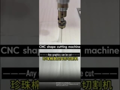 40m/Min فوم عمودی ماشین برش اسفنج CNC برش شکل های 2D